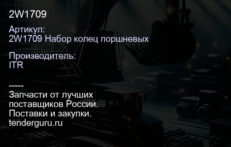 2W1709 | купить запчасти